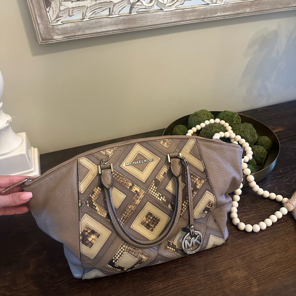 Michael Kors Snakeskin Handbag